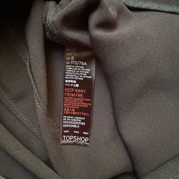 Topshop Wide Leg Crop Pants EUC - Picture 7 of 9